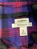 L.L.Bean Plaid Purple Long Sleeve Button-Down Shirt Size XL - photo 7