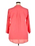 Unbranded 100% Polyester Orange 3/4 Sleeve Blouse Size XXL - photo 2
