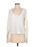 Free People Metallic Ivory Pullover Sweater Size S - photo 1