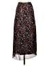 Unbranded Floral Black Casual Skirt Size XS - photo 1