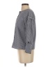 JOA Stripes Gray 3/4 Sleeve Blouse Size XS - photo 5