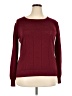 Unbranded 100% Viscose Hearts Burgundy Pullover Sweater Size 2X - photo 1