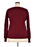 Unbranded 100% Viscose Hearts Burgundy Pullover Sweater Size 2X - photo 2