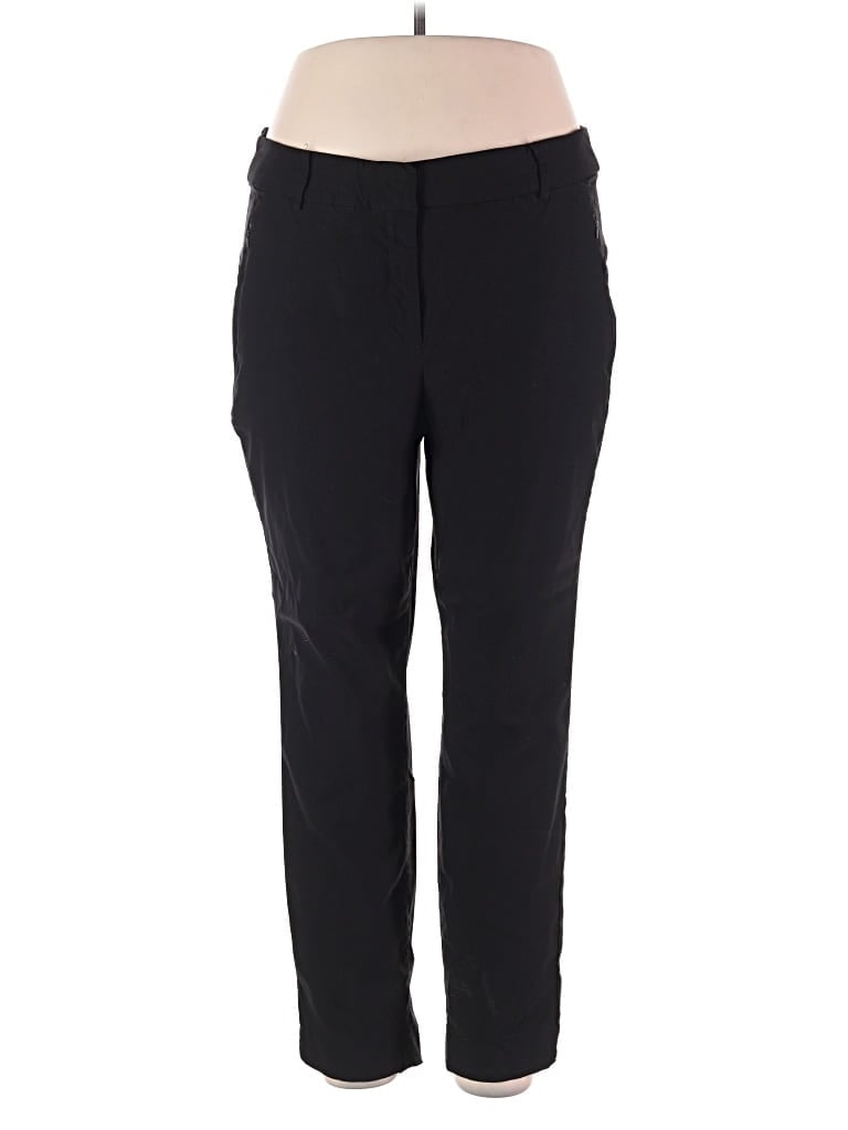Pre-owned Lane Bryant Dress Pants In Black