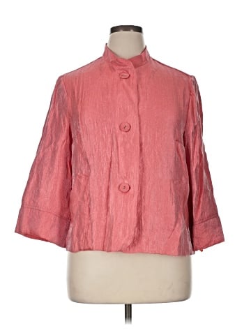 Hearts of Palm Woman 3/4 Sleeve Button-Down Shirt (view 1)