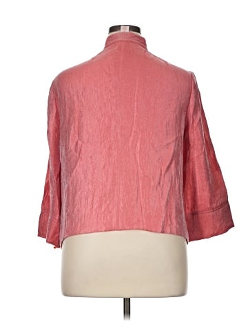 Hearts of Palm Woman 3/4 Sleeve Button-Down Shirt (view 2)