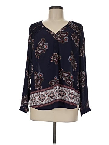 Black Rainn Long Sleeve Blouse (view 1)