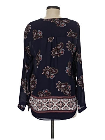 Black Rainn Long Sleeve Blouse (view 2)