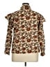 Fox & Hen Floral Brown Long Sleeve Blouse Size XL - photo 2