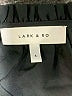 Lark & Ro 100% Polyester Solid Black Casual Dress Size 6 - photo 7