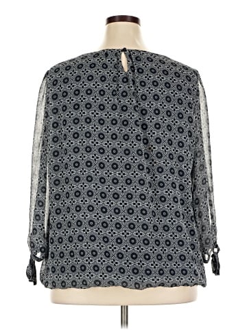 Roz & Ali 3/4 Sleeve Blouse (view 2)