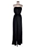 Aqua Solid Black Jumpsuit Size M - photo 1