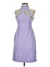 Boston Proper 100% Polyester Tweed Purple Cocktail Dress Size 2 - photo 1