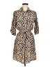 Millenium Animal Print Brown Casual Dress Size M - photo 1