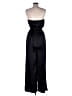 Aqua Solid Black Jumpsuit Size M - photo 2
