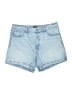 Express Blue Denim Shorts Size 14 - photo 1
