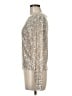 Ann Taylor LOFT Solid Silver Long Sleeve Top Size M - photo 5