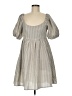 Pomander Place Checkered-gingham Gray Casual Dress Size M - photo 1
