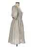 Pomander Place Checkered-gingham Gray Casual Dress Size M - photo 4