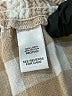 Cato Checkered-gingham Tan Linen Pants Size M - photo 5