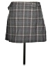 MNG Plaid Gray Formal Skirt Size 6 - photo 2