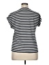 Koton Stripes Black Short Sleeve T-Shirt Size XL - photo 2