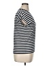 Koton Stripes Black Short Sleeve T-Shirt Size XL - photo 4