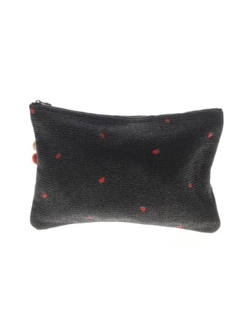 Madewell Oversized Embroidered Straw Pouch (view 1)