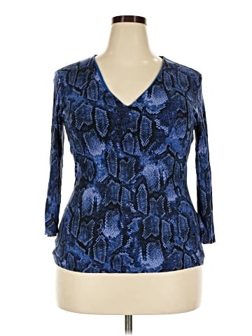 INC International Concepts 3/4 Sleeve Blouse (view 1)