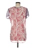CAbi 100% Polyester Pink Short Sleeve Blouse Size M - photo 2