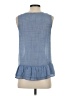 THML Blue Sleeveless Blouse Size XS - photo 2