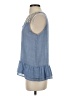 THML Blue Sleeveless Blouse Size XS - photo 5