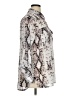 Unbranded Animal Print Silver Long Sleeve Blouse Size XL - photo 4