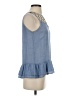 THML Blue Sleeveless Blouse Size XS - photo 4
