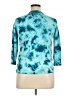 C'est City Teal 3/4 Sleeve Blouse Size XL - photo 2