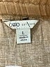 Cato Polka Dots Tan 3/4 Sleeve Blouse Size L - photo 7