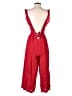 Red Carter Solid Red Jumpsuit Size S - photo 2