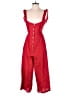 Red Carter Solid Red Jumpsuit Size S - photo 1