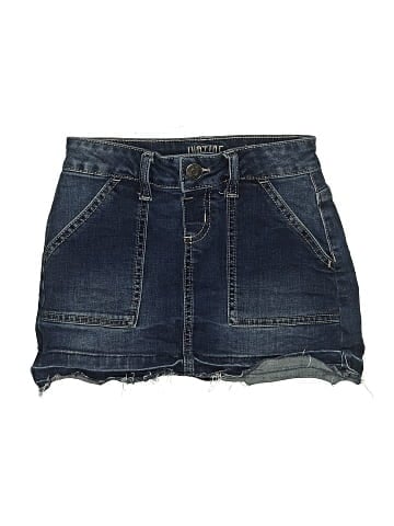 Justice Denim Skirt (view 1)