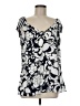 CAbi 100% Polyester Black Sleeveless Blouse Size M - photo 1
