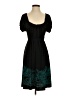 Max Studio Tropical Black Cocktail Dress Size S - photo 1
