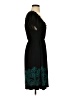 Max Studio Tropical Black Cocktail Dress Size S - photo 4