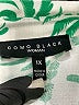 Como Black 100% Polyester Print Green 3/4 Sleeve Blouse Size 1X - photo 7