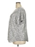 Torrid Metallic Silver Short Sleeve Top Size 2X Plus (2) - photo 5