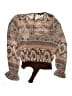 Lulus Brown Long Sleeve Top Size S - photo 1