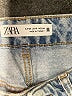 Zara Blue Denim Shorts Size 6 - photo 3
