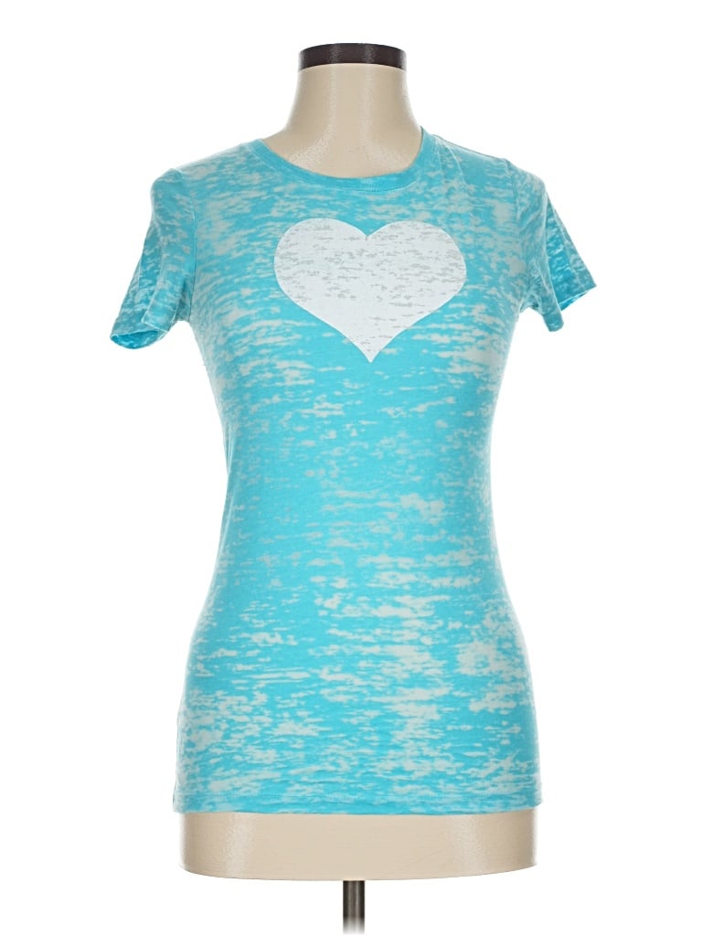 Pre-owned Next Level Apparel Short Sleeve T-shirt In Teal