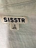 Sinstar Stripes Ivory Long Sleeve Button-Down Shirt Size S - photo 7