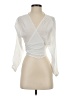 Shein White Long Sleeve Blouse Size 4 - photo 1