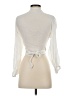 Shein White Long Sleeve Blouse Size 4 - photo 2